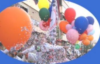 Riesenballons-Karneval